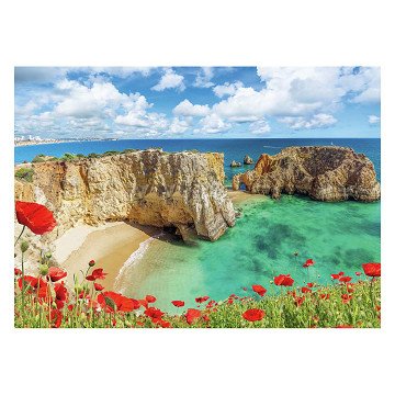 Jigsaw puzzle Poppies in the Algarve Portugal, 1000 pcs.
