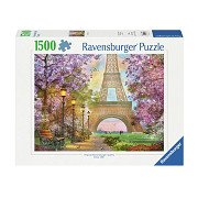 Jigsaw puzzle in love in Paris, 1500 pcs.