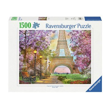 Jigsaw puzzle in love in Paris, 1500 pcs.