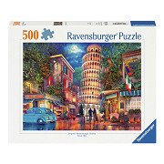 Puzzle Abend in Pisa, 500 Teile.