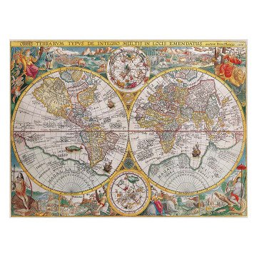 Jigsaw puzzle World map 1594, 1500 pcs.