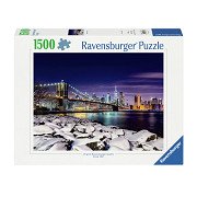 Jigsaw puzzle Winter in New York, 1500 pcs.