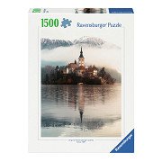 Puzzle Die Insel der Wünsche Bled Slowenien, 1500 Teile.