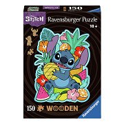 Ravensburger Wooden Jigsaw Puzzle Disney Stitch, 150 pieces.