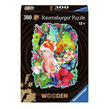 Wooden Jigsaw Puzzle Beautiful Birds, 300 pcs.