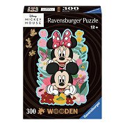 Ravensburger Wooden Jigsaw Puzzle Mickey Mouse & Minnie Mouse, 300 pcs.
