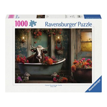 Jigsaw puzzle The Cow in The Bathtub, 1000pcs.