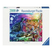 Puzzle Farbenfrohe Cinque Terre, 2000 Teile.