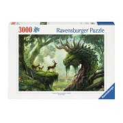 Jigsaw puzzle Der Walddrache Erwacht, 3000 pcs.