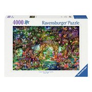 Puzzle Die Verborgene Welt Der Feen, 4000 Teile.