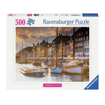 Jigsaw puzzle Sonnenunt.in Copenhagen, 500pcs.