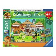 Ravensburger Jigsaw Puzzle Jurassic World Explorers, 2x24pcs.