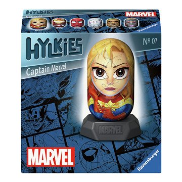 3D Puzzle Hykkies Marvel Captain Marvel, 54pcs.