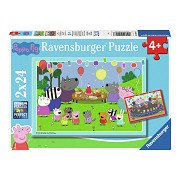 Jigsaw puzzle Peppa Pig, 2x24pcs.