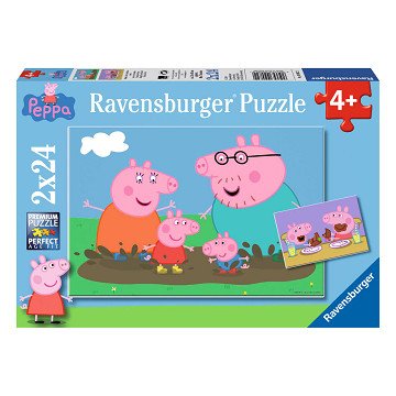 Jigsaw puzzle Happy Family Peppa Pig, 2x24pcs.