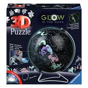 3D-Puzzle Sternbilder leuchten im Dunkeln, 180 Teile.