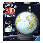 3D-Puzzle Erde mit Licht, 540 Teile.