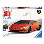 Ravensburger 3D Puzzel Lamborghini Huracan Evo Arancio, 108st.