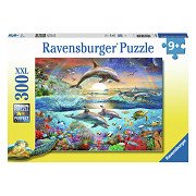 Ravensburger XXL Puzzle Dolphin Paradise, 300 pieces.