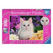 Ravensburger XXL Puzzle Beautiful Kitten, 100 pieces.