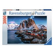 Puzzle Hamnoy Lofoten, 3000 Teile.