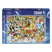 Legpuzzel Disney Mickey als Kunstenaar, 5000st.