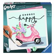 CreArt Schilderen op Nummer - Choose Happy