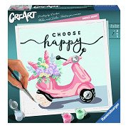 Ravensburger CreArt Schilderen op Nummer - Choose Happy