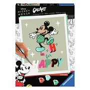 CreArt Malen nach Zahlen – H steht für Happy Mickey Mouse