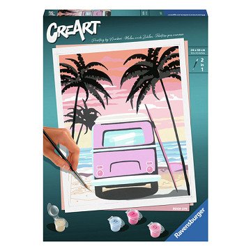 CreArt Paint by Numbers - Beach Life