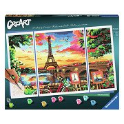 CreArt Painting by Numbers - Paris Reflections
