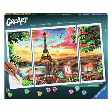 CreArt Painting by Numbers - Paris Reflections