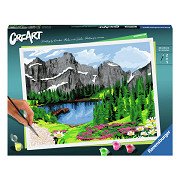 CreArt Painting by Numbers - Mountain View