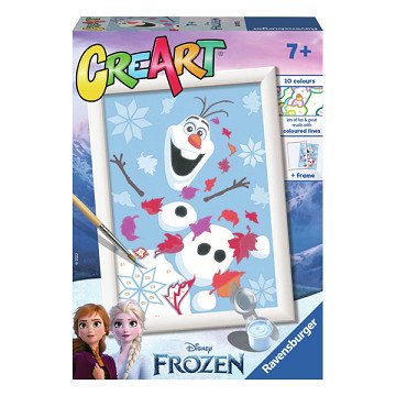 CreArt Schilderen op Nummer - Disney Frozen Cheerful Olaf