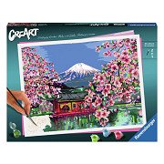 Ravensburger CreArt Schilderen op Nummer - Japanese Cherry Blossom