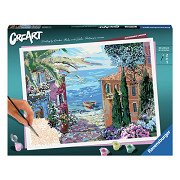 CreArt Painting by Numbers - Mediterranean Landscape