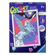 CreArt Schilderen op Nummer - Powerful Pegasus