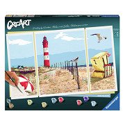 CreArt Painting by Numbers - Beside The Seaside