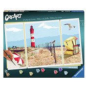 Ravensburger CreArt Schilderen op Nummer - Beside The Seaside