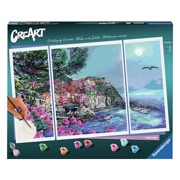 CreArt Painting by Numbers - Romantic Cinque Terre