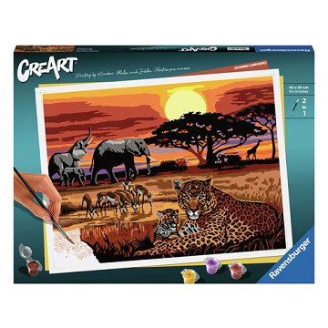 CreArt Painting by Numbers - Savannah Landscapes