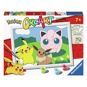 Ravensburger CreArt Schilderen op Nummer - Pokémon Classics