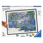 Ravensburger CreArt Schilderen op Nummer - Waterlilies Monet