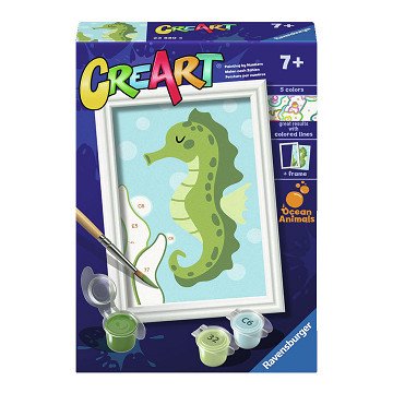 CreArt Paint by Numbers - Trendy Seahorse