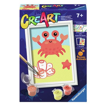 CreArt Schilderen op Nummer - Trendy Crab