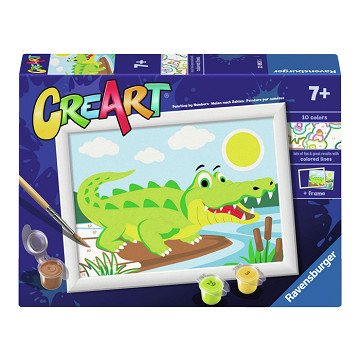 CreArt Paint by Numbers - Crocodile