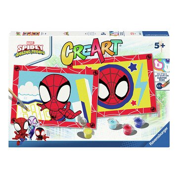 CreArt Paint by Numbers - Young Spidey