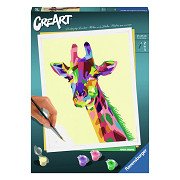 CreArt Malen nach Zahlen – Giraffe