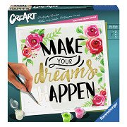 Ravensburger CreArt Schilderen op Nummer - Make Your Dreams Happen