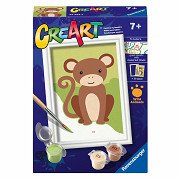 Ravensburger CreArt Schilderen op Nummer - Aap